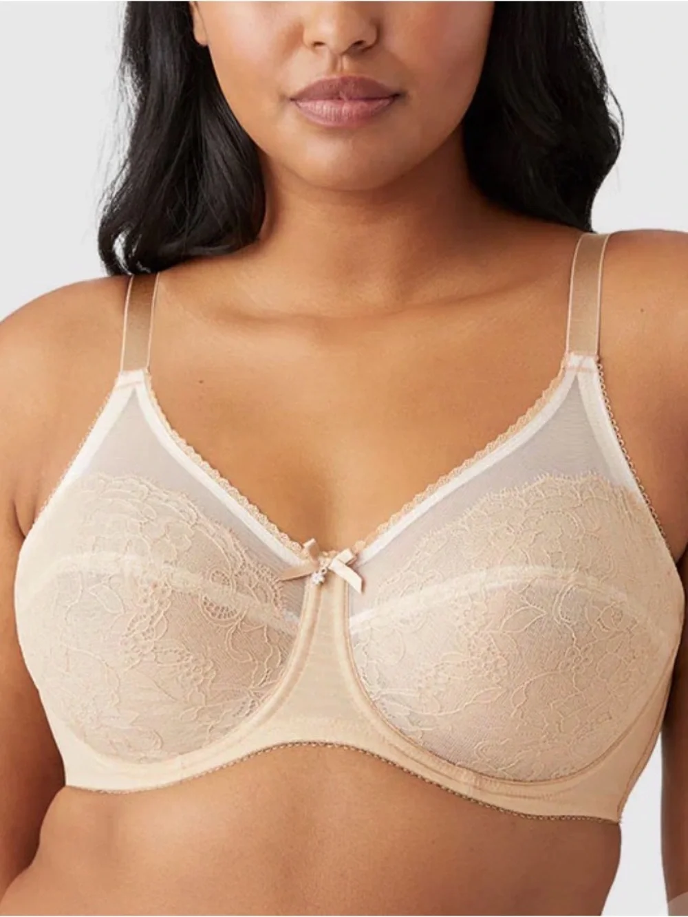 Wacoal Retro Chic Full Figure Underwire Bra 38C Toast
